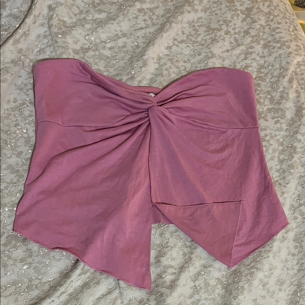 Full Tilt Pink Crop Top